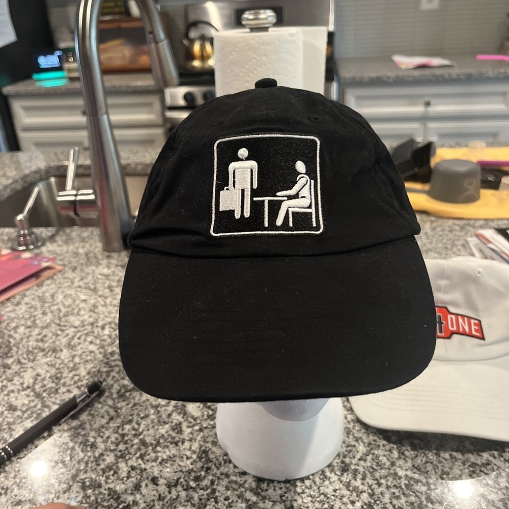 The Office Funko Black Dad Hat Adjustable Baseball Cap Interview Graphic NBC TV